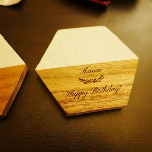 Marble & Wood Coasters